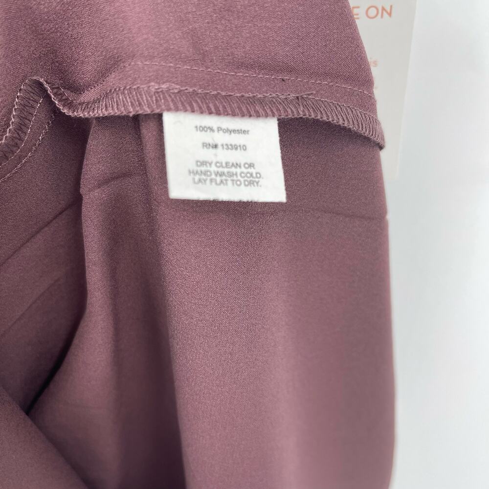 Show Me Your MuMu Rome Twist Gown Dusty Plum Luxe Satin Small NWT - Picture 6 of 10